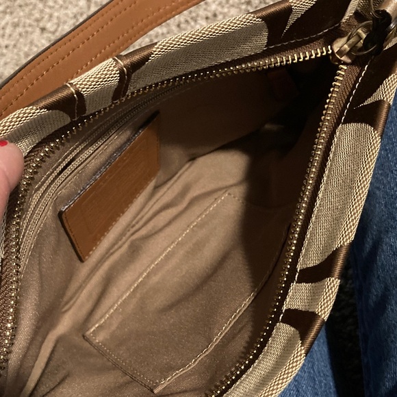 Vintage Gold and Brown Coach Bag - Picture 3 of 14